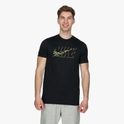 CAMISETA NIKE DF TEE RLGD CAMO MASCULINA - Preto