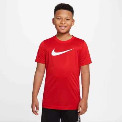 CAMISETA NIKE DF TEE RLGD SWOOSH BOYS INFANTIL - Vermelho