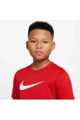 CAMISETA NIKE DF TEE RLGD SWOOSH BOYS INFANTIL - Vermelho