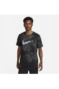 CAMISETA NIKE DF TEE RUN DIVISN AOP MASCULINA - Preto