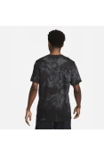 CAMISETA NIKE DF TEE RUN DIVISN AOP MASCULINA - Preto