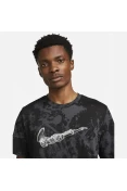 CAMISETA NIKE DF TEE RUN DIVISN AOP MASCULINA - Preto