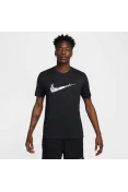 CAMISETA NIKE DF TEE RUN MANGA CURTA MASCULINA - Preto