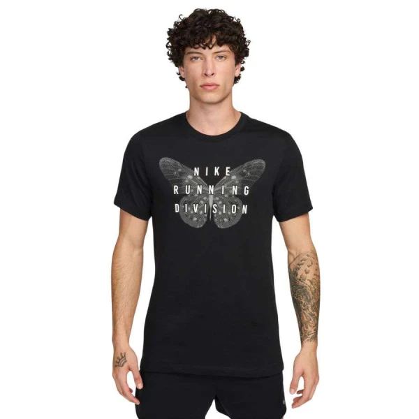 CAMISETA NIKE DF TEE RUN MASCULINA - Preto