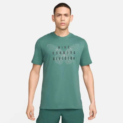 CAMISETA NIKE DF TEE RUN MASCULINA - Verde
