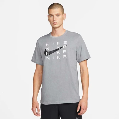 CAMISETA NIKE DF TEE SLUB HBR MASCULINO - Grafite CAMISETA NIKE DF TEE SLUB HBR MASCULINO - Grafite