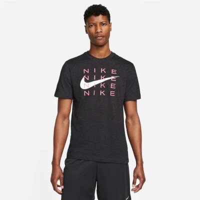 CAMISETA NIKE DF TEE SLUB HBR MASCULINO - Preto CAMISETA NIKE DF TEE SLUB HBR MASCULINO - Preto