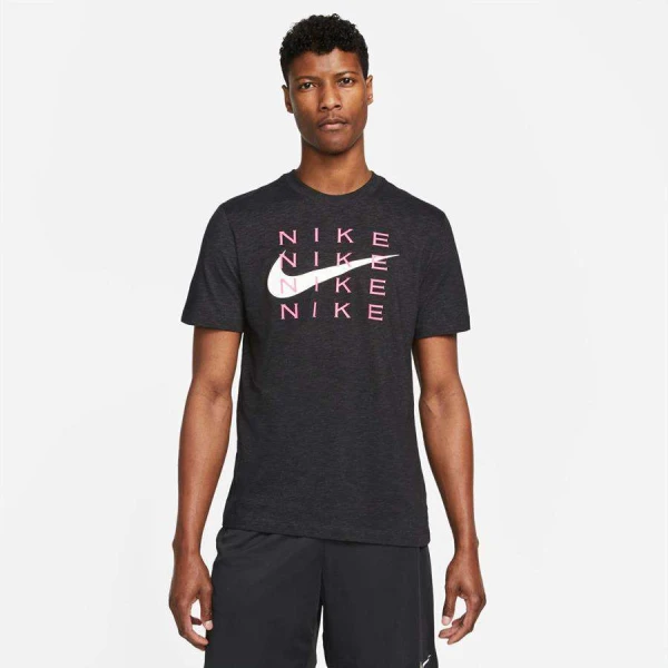 CAMISETA NIKE DF TEE SLUB HBR MASCULINO - Preto