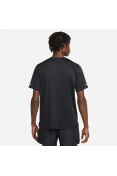 CAMISETA NIKE DF UV MILER RUNDVN SS MASCULINA - Preto/cinza