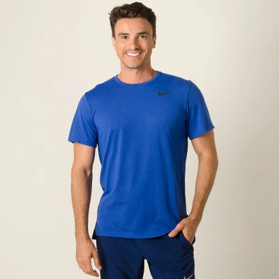 CAMISETA NIKE DRI FIT BREATHE MASCULINA - Azul CAMISETA NIKE DRI FIT BREATHE MASCULINA - Azul