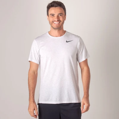CAMISETA NIKE DRI FIT BREATHE MASCULINA - Cinza CAMISETA NIKE DRI FIT BREATHE MASCULINA - Cinza