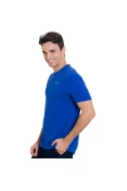 CAMISETA NIKE DRI FIT CONTOUR SS MASCULINA - Azul/prata CAMISETA NIKE DRI FIT CONTOUR SS MASCULINA - Azul/prata