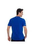 CAMISETA NIKE DRI FIT CONTOUR SS MASCULINA - Azul/prata CAMISETA NIKE DRI FIT CONTOUR SS MASCULINA - Azul/prata