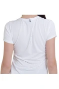 CAMISETA NIKE DRI FIT CONTOUR SSL FEMININA - Branco