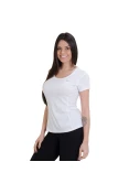 CAMISETA NIKE DRI FIT CONTOUR SSL FEMININA - Branco