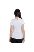 CAMISETA NIKE DRI FIT CONTOUR SSL FEMININA - Branco