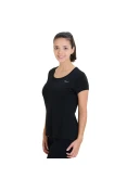 CAMISETA NIKE DRI FIT CONTOUR SSL FEMININA - Preto