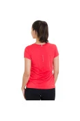 CAMISETA NIKE DRI FIT CONTOUR SSL FEMININA - Vermelho