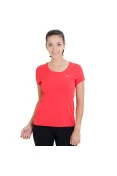CAMISETA NIKE DRI FIT CONTOUR SSL FEMININA - Vermelho