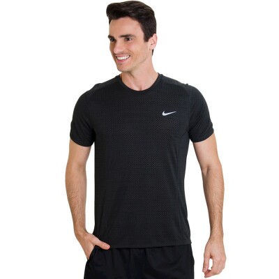 CAMISETA NIKE DRI FIT COOL MILER MASCULINA - Preto/prata CAMISETA NIKE DRI FIT COOL MILER MASCULINA - Preto/prata