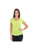 CAMISETA NIKE DRI FIT COOL SHORT FEMININA - Amarelo