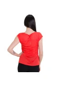CAMISETA NIKE DRI FIT COOL SHORT FEMININA - Vermelho