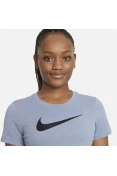 CAMISETA NIKE DRI-FIT DFC CREW FEMININA - Azul CAMISETA NIKE DRI-FIT DFC CREW FEMININA - Azul