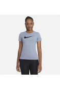 CAMISETA NIKE DRI-FIT DFC CREW FEMININA - Azul CAMISETA NIKE DRI-FIT DFC CREW FEMININA - Azul