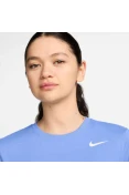 CAMISETA NIKE DRI-FIT FEMININA - Azul/branco CAMISETA NIKE DRI-FIT FEMININA - Azul/branco