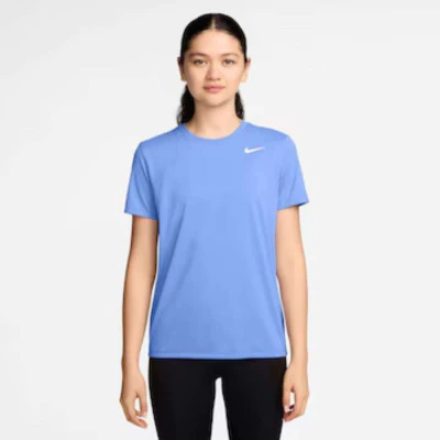 CAMISETA NIKE DRI-FIT FEMININA - Azul/branco CAMISETA NIKE DRI-FIT FEMININA - Azul/branco