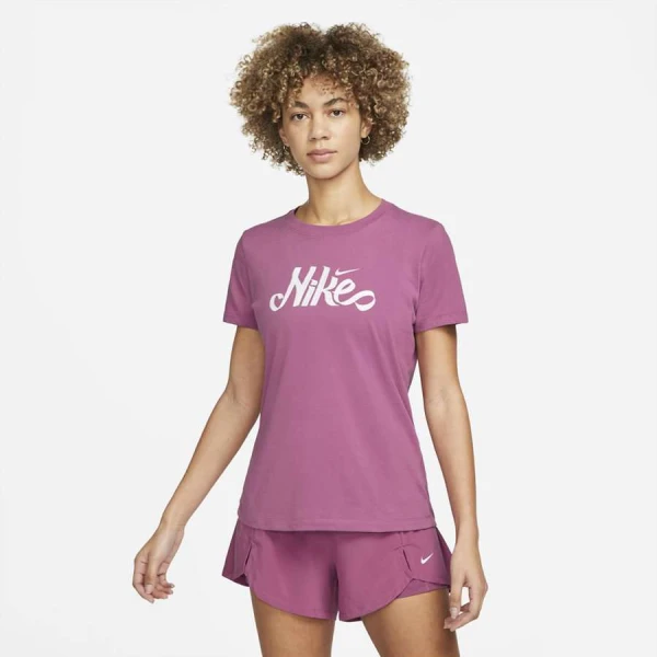 CAMISETA NIKE DRI-FIT FEMININA - Pink/branco