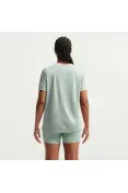 CAMISETA NIKE DRI-FIT FEMININA - Verde/branco