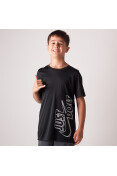 CAMISETA NIKE DRI-FIT GRAPHIC INFANTIL - Preto