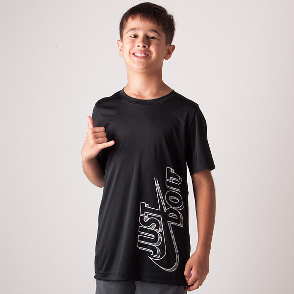 CAMISETA NIKE DRI-FIT GRAPHIC INFANTIL - Preto