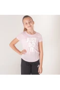CAMISETA NIKE DRI-FIT JUST DO IT INFANTIL - Rosa