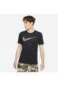 CAMISETA NIKE DRI-FIT LOGO CAMUFLADO MASCULINA - Preto CAMISETA NIKE DRI-FIT LOGO CAMUFLADO MASCULINA - Preto
