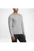 CAMISETA NIKE DRI-FIT MANGA LONGA MASCULINA - Cinza CAMISETA NIKE DRI-FIT MANGA LONGA MASCULINA - Cinza