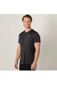 CAMISETA NIKE DRI-FIT MILER COOL MASCULINA - Chumbo CAMISETA NIKE DRI-FIT MILER COOL MASCULINA - Chumbo