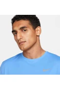 CAMISETA NIKE DRI-FIT MILLER MASCULINA - Azul/prata
