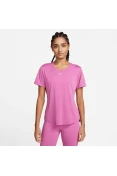 CAMISETA NIKE DRI-FIT ONE FEMININA - Pink/branco CAMISETA NIKE DRI-FIT ONE FEMININA - Pink/branco