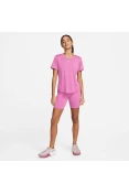 CAMISETA NIKE DRI-FIT ONE FEMININA - Pink/branco CAMISETA NIKE DRI-FIT ONE FEMININA - Pink/branco