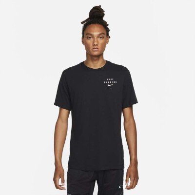 CAMISETA NIKE DRI-FIT RUN DIVISION MASCULINA - Preto