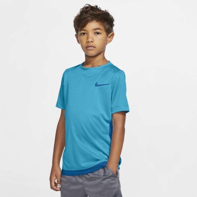 CAMISETA NIKE DRI-FIT TROPHY INFANTIL - Azul