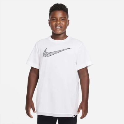 CAMISETA NIKE DRI-FIT TROPHY INFANTIL - Branco