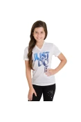 CAMISETA NIKE DRY JUST DO IT TRAINING INFANTIL - Branco