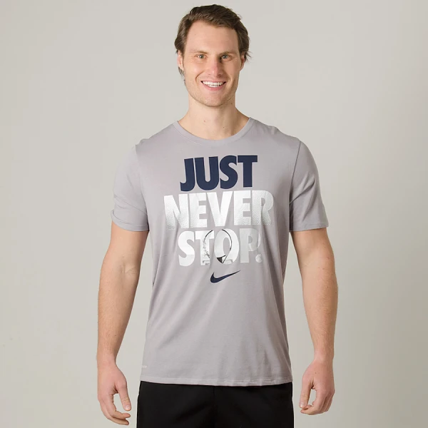 CAMISETA NIKE DRY JUST NEVER MASCULINA - Cinza CAMISETA NIKE DRY JUST NEVER MASCULINA - Cinza
