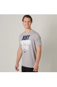 CAMISETA NIKE DRY JUST NEVER MASCULINA - Cinza CAMISETA NIKE DRY JUST NEVER MASCULINA - Cinza