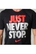 CAMISETA NIKE DRY JUST NEVER MASCULINA - Preto CAMISETA NIKE DRY JUST NEVER MASCULINA - Preto