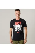CAMISETA NIKE DRY JUST NEVER MASCULINA - Preto CAMISETA NIKE DRY JUST NEVER MASCULINA - Preto