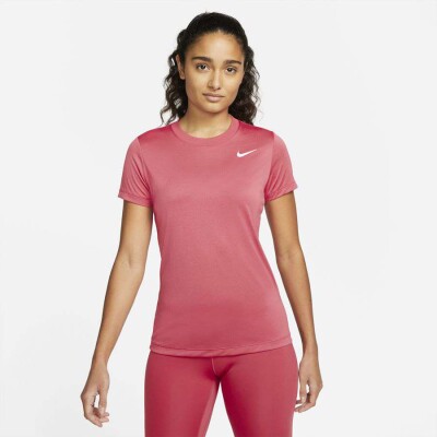 CAMISETA NIKE DRY LEGEND FEMININA - Pink/branco CAMISETA NIKE DRY LEGEND FEMININA - Pink/branco